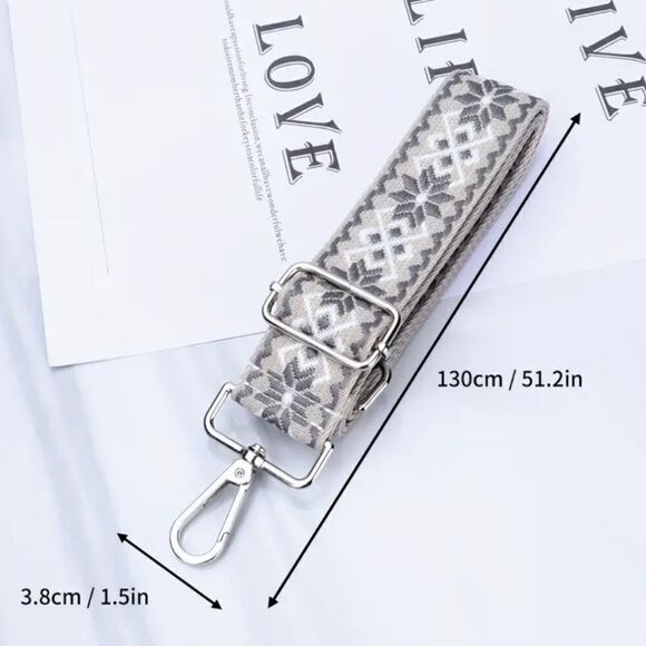 Belt/Shoulder Bag Strap Adjustable Replacement Strap Accessory - Picture 3 of 7